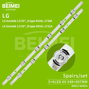 Retroilluminazione Tv <span class=keywords><strong>LG</strong></span> INNOTEK DRT 3.0 <span class=keywords><strong>55</strong></span> "_ A/B tipo Tv striscia <span class=keywords><strong>Led</strong></span> per <span class=keywords><strong>LG</strong></span> <span class=keywords><strong>55</strong></span> lb5550-uy 50 lb6500-um - Product Image 2