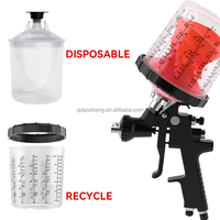 Tasse d'aérographe détachable à alimentation par gravité pour peinture automobile Tasse de pulvérisation de peinture pour système de peinture de carrosserie