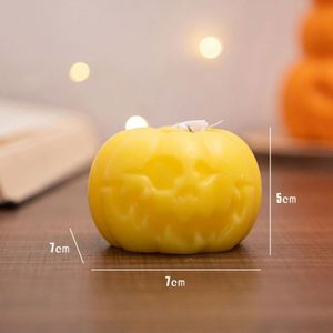 Custom Logo Halloween <b>Pumpkin</b> Candles Popular Smokeless Paraffin Wax Decor with Exclusive Packaging <b>for</b> Holiday Supplies - Product Image 4