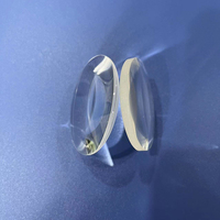 Objectif de jumelles en stock Dia15mm FL18mm lentille de H-K9L en verre optique biconvexe double