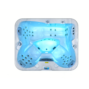 Bañera de Hidromasaje Moderna con Control Digital Balboa para Hoteles y Gimnasios, Ecológica, para Uso Interior/Exterior - Product Image 1