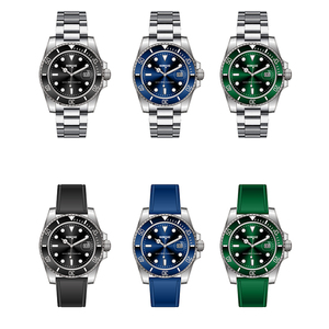 Rolexables 20ATM impermeable profesional de acero inoxidable automático correa los hombres buzo Duartz <span class=keywords><strong>reloj</strong></span> de buceo - Product Image 3