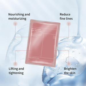 Kristal kollajen güzellik maske yaprağı nemlendirici derin yüz ve vücut hyaluronik asit Niacinamide sıkılaştırıcı beyazlatma nemlendirici maske - Product Image 4