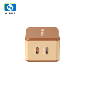 <span class=keywords><strong>Chargeur</strong></span> mural USB Type-C double port 45W GaN avec charge rapide PD 3.0, design pliable, respectueux de l'environnement et protection ignifuge - Product Image 3