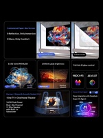 Televisor Inteligente LCD Skyworth 100A5F de 100 Pulgadas, 1152 Particiones, 288 Hz, Mini LED de Alta Frecuencia de Actualización, Pantalla de Papel, con Alexa