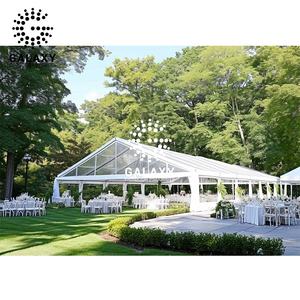 6x10m 5x10 blanc extensible <span class=keywords><strong>location</strong></span> de <span class=keywords><strong>mariage</strong></span> en plein air commercial led grandes tentes de fête en plein air avec paroi latérale 3x6 - Product Image 3