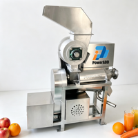 Industriële citruspers/sapcentrifuge van roestvrij staal voor citroen, appel, peer, ananas, wortel; commerciële sapmachine; spiraalpers