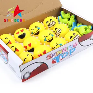 Nhấp Nháy Spinning Top Khuyến Mại Giá Rẻ Smiley Mặt Spinning Top Với Âm Nhạc Và Ánh Sáng