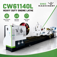 Tour horizontal manuel CW61140, tour conventionnel lourd pour atelier de travail des métaux