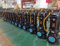 Bomba sumergible para aguas residuales, bomba de refuerzo, bomba de vacío, bomba de sumidero para tratamiento de aguas residuales, agricultura, industria, municipal, 1-20HP, 380V/440V