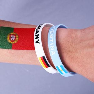 Nouveau Bracelet PVC Personnalisé 2026 pour la Soutien aux Compétitions Nationales, Bracelet d'Événement Personnalisé pour les Cheerleaders, Cadeau Promotionnel Étanche 23cm - Product Image 4
