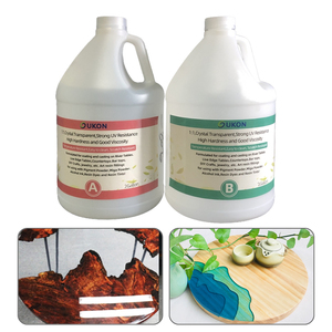 <span class=keywords><strong>UKON</strong></span> Résine Apoxy Epoxy A et B Liquide Transparent AB Colle Adhésif Scellants pour Emballage Artisanat Résine Epoxi et Durcisseur ou Table en Bois - Product Image 5