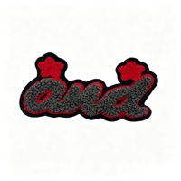 Patchs en chenille 3D multicolores écologiques à coudre, patchs en chenille personnalisés avec logo, à thermocoller pour accessoires quotidiens