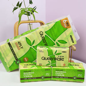 Papel Higiénico al por Mayor OEM, Papel Facial de Pulpa de Bambú, Papel Tisú de Pulpa de Bambú de 4 Capas - Product Image 1