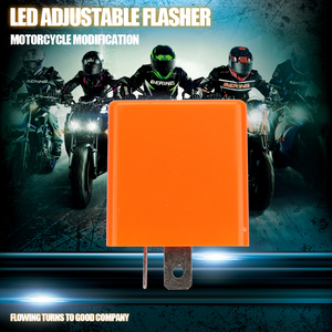 Relé intermitente LED para motocicleta, indicador ajustable, intermitente de señal de giro, dirección para relé intermitente de dirección de motocicleta - Product Image 6