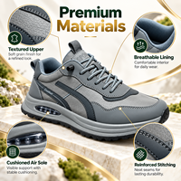 Chaussures décontractées pour hommes sur mesure OEM, baskets basses grises pour la marche, la course, la salle de sport et le quotidien