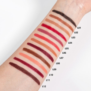 <span class=keywords><strong>Crayon</strong></span> à lèvres mat nude longue tenue, résistant à l'eau et anti-transfert, sans logo, petite production, 1g - Product Image 4