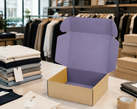 Boîtes cadeaux pliantes magnétiques portables haut de gamme personnalisées, matériaux recyclés, doublure en éponge, carton ondulé, emballage écologique