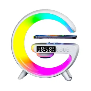 Trending Product Unique Design G-shaped Wireless Charger Multifunctional Wireless Charging Base With Ambient LED Light
