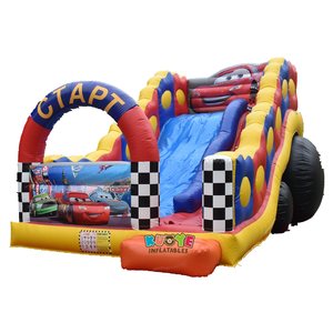 Bán buôn PVC lớn nhảy lâu đài trượt <span class=keywords><strong>Mega</strong></span> <span class=keywords><strong>Inflatable</strong></span> Quái Vật máy kéo thư bị trả lại trượt cho trẻ em - Product Image 5