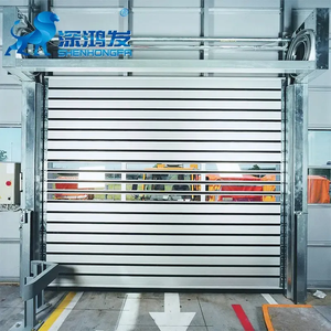 Puerta de Entrada Moderna Personalizada de Aleación de Aluminio, Puerta Enrollable de Alta Velocidad - Product Image 6