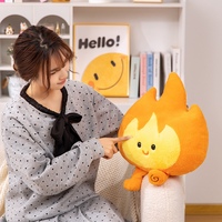 Coussin universel en peluche super douce petite conception de flamme banc anti-Stress banc de voiture de bureau PP coton rempli de techniques lavées