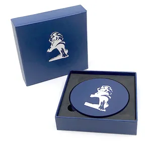 Boîtes en carton vides avec logo personnalisé, 50 pièces, emballage de cercle rigide