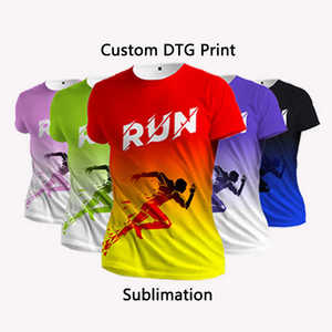 Camiseta Deportiva de Alta Calidad para Maratón, Camisetas Sublimadas para Hombre, 100% Poliéster, Camiseta con Estampado Digital - Product Image 2