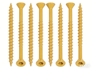 200 pièces # Vis à bois <span class=keywords><strong>Torx</strong></span> T25 de 2,50 mm, 8 x 2, en acier bronze résistant à la rouille, pour terrasses extérieures, emballage OEM - Product Image 5