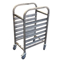 Nouveau design chariot à bun Pan en acier inoxydable pour Baker Shop pour Hotel & Restaurant