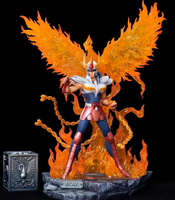 Statue GK personnalisée peinte à la main Phoenix Ikki Saint Seiya, figurine d'anime pour collectionneurs, en résine, effet ailes de flamme