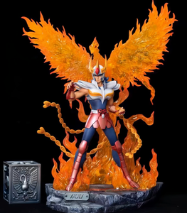 Estatua Personalizada de Phoenix <span class=keywords><strong>Ikki</strong></span> GK, Figura de Anime de Saint Seiya para Coleccionistas, Material de Resina con Efecto de Alas de Fuego - Product Image 5