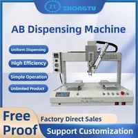 Robot Dispensador de Pegamento AB Automático de Alta Velocidad ZT-DJ441-02, Dispensador Industrial con Bomba PLC y Motor para Plantas de Fabricación