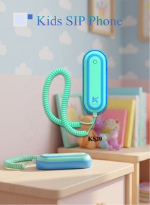 Teléfono Fijo para Niños con Estilo Retro, Wi-Fi, Solo Llamadas, Contactos Aprobados por Lista Blanca y Servicios de Emergencia, Control Parental, Aplicación, SIP - Product Image 3