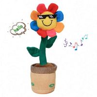 Jouet Danseur Cactus pour Fille, Figurine en Peluche Personnalisée, Animal en Peluche Chantant et Dansant (Canard, Chameau) pour Enfants