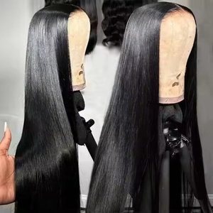 Bán Buôn Nguyên Liệu Việt Nam Tóc Con Người Phía Trước Tóc Giả Nhà Cung Cấp Xương Thẳng Tự Nhiên Perruque Humain Tóc Giá Rẻ HD Ren Phía Trước Tóc Giả - Product Image 4