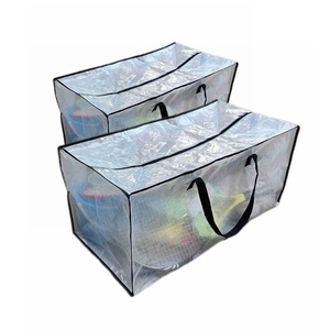 Heavy Duty Extra Large Storage Bag, Moving Bag Tote, Clothes Organizer, Comforter, Bedroom closet