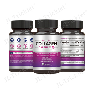 Julong OEM ODM đa <span class=keywords><strong>Collagen</strong></span> Viên nang bổ sung loại 1 <span class=keywords><strong>2</strong></span> 3 Glutathione <span class=keywords><strong>Collagen</strong></span> viên nang cho phát sáng làm trắng da - Product Image 2