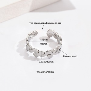 Stainless Steel Frosted Letter S Toe <b>Rings</b> <b>Adjustable</b> for Women Summer Beach Toe <b>Ring</b> Set of Foot Jewelry - Product Image 6