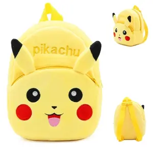 Ransel mewah Anime Pokemon Pikachu Spiderman, tas punggung pola gambar kartun hello kitty, tas sekolah hadiah Natal untuk anak-anak