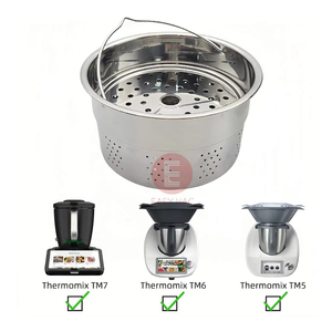 Pièces de mélangeur de support de <span class=keywords><strong>vapeur</strong></span> en acier inoxydable TM7 pour Thermomixer TM7 TM5 TM6 Pot électrique et <span class=keywords><strong>cuiseur</strong></span> à riz accessoires de cuisine - Product Image 4