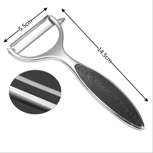 Éplucheur à légumes en acier inoxydable, éplucheur à pommes de terre et fruits avec poignée antidérapante, gadget de cuisine domestique - Product Image 3
