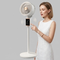Ventilateur de circulation d'air, ventilateur électrique, domestique, silencieux, pour bureau, petit ventilateur électrique, sur pied, ventilateur de sol à commande vocale