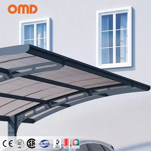 <span class=keywords><strong>Tettoia</strong></span> a <span class=keywords><strong>Sbalzo</strong></span> in Alluminio per Esterni con Copertura in Policarbonato per Parcheggio Auto Pensilina Impermeabile - Product Image 2