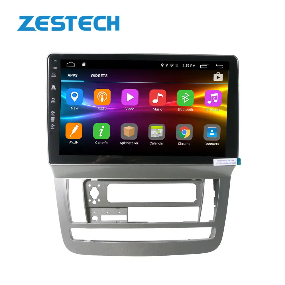 ZESTECH Android tam dokunmatik araç DVD oynatıcı oynatıcı Toyota Alphard 2008 2009 GPS navigasyon radyo araba stereo alıcısı