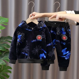 <strong>Kids</strong> Boys Girls <strong>Hoodies</strong> Pants Suit Cartoon <strong>Spiderman</strong> Children's Clothing Sweatshirts Casual Fashion Pullover Jogging Pant 2-7Y - Product Image 2