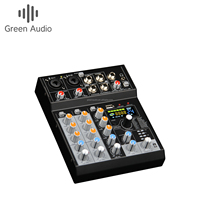 Mixer GAX-MQ4 4-kanal dengan 24 DSP untuk Pertunjukan dan Produksi Musik