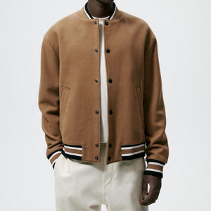 Chaquetas Bomber Varsity Lisas al por Mayor, Impermeables, Transpirables, con Logotipo Personalizado, Cortavientos para Hombre, Chaqueta de Invierno - Product Image 1