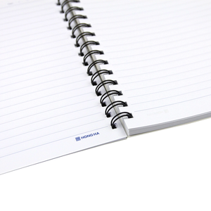 Carnet à spirales brillant avec couverture en papier, reliure spirale, couleurs vives variées, A6, 200 pages, motif moderne et tendance - Product Image 3