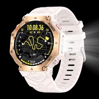 Reloj Inteligente Deportivo CRG39 con GPS, Iluminación LED, Resistente al Agua 30m, Monitor de Ritmo Cardíaco y Asistente de Voz con IA